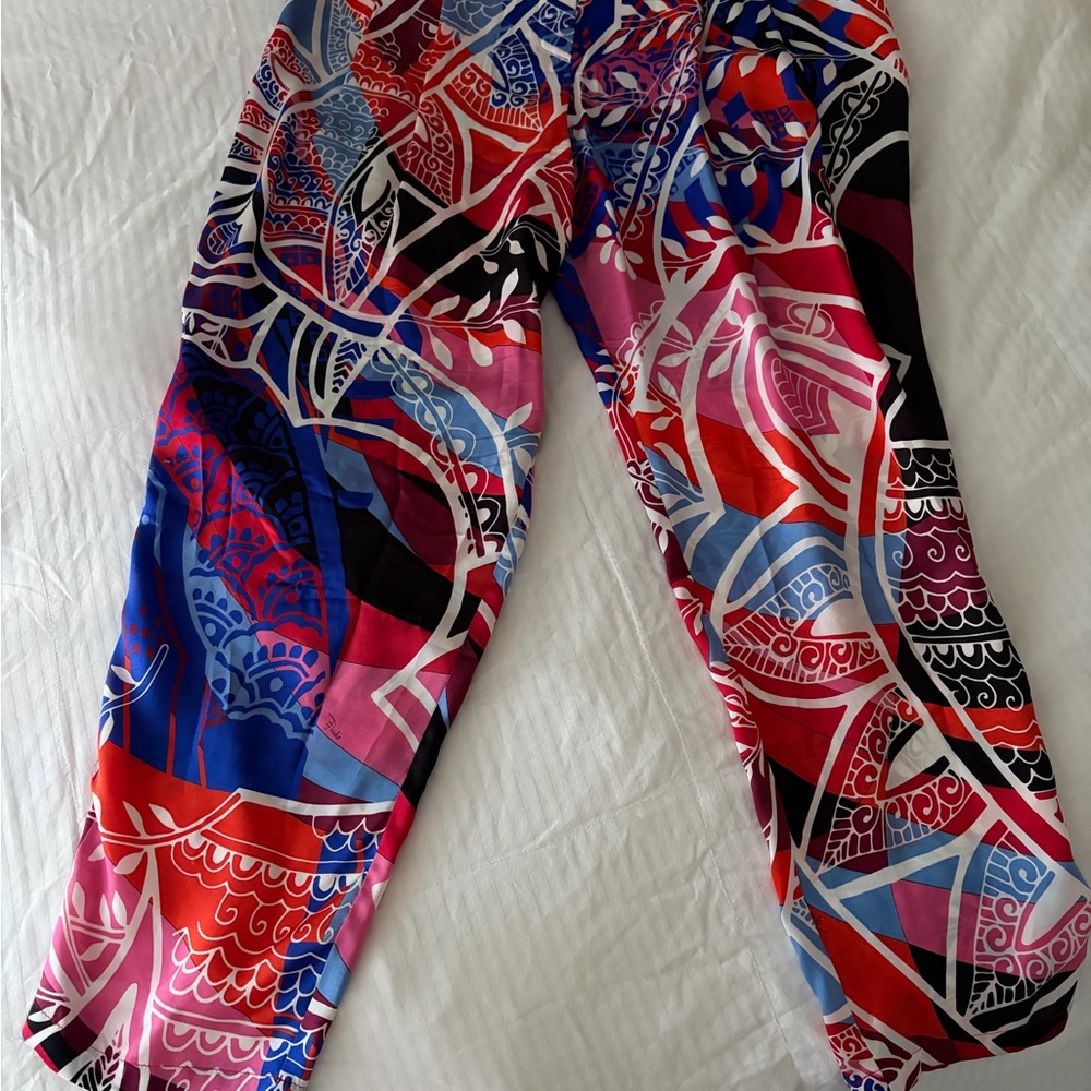 Emilio Pucci Multicolor Patterned Pants